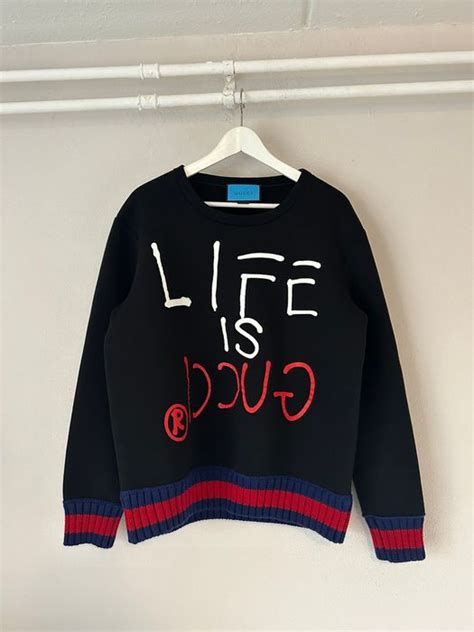 life is gucci sweater|gucci sweater vintage.